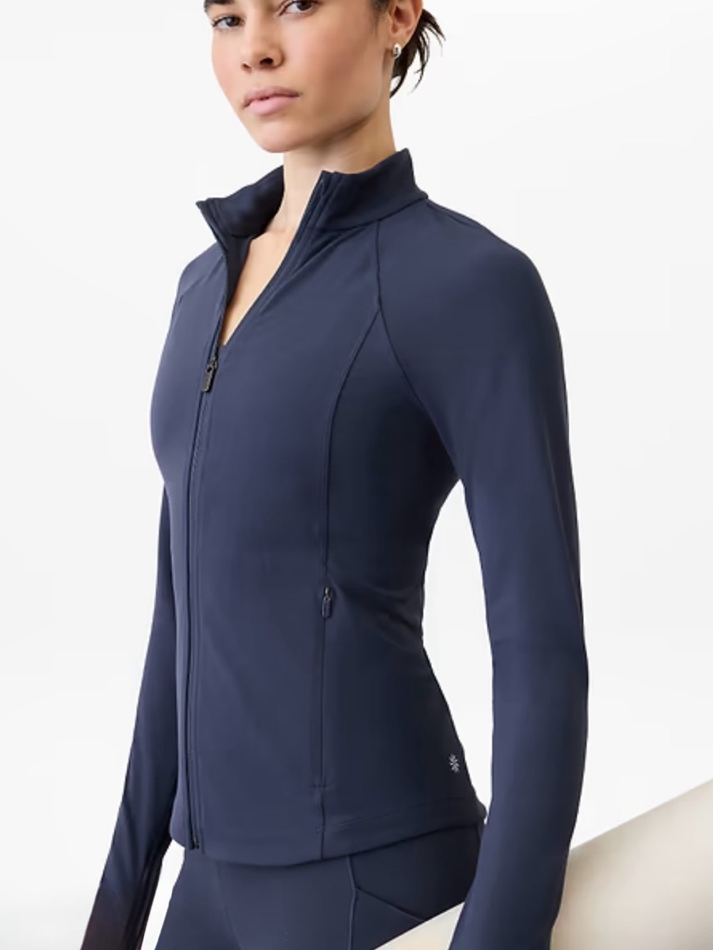 Athleta Black Salutation Jacket